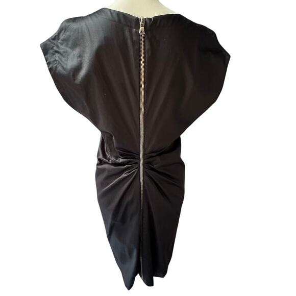 Robert Rodriguez LBD Holidy Party Embellished Dress Women Size 4 Black Silver - Picture 4 of 16